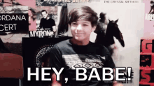 Hey Babe GIF - Hey Babe Louis Tomlinson One Direction GIFs