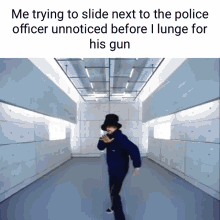 Slide Next To Police Officer GIF - Slide Next To Police Officer GIFs