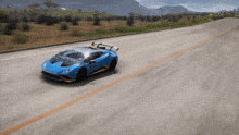 Forza Horizon 5 Lamborghini Huracan Sto GIF - Forza Horizon 5 Lamborghini Huracan Sto Driving GIFs