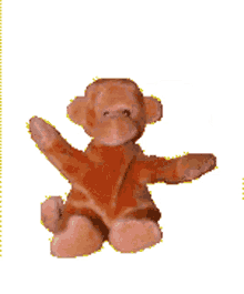 beanie monkey dance toy flip