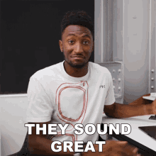 They Sound Great Marques Brownlee GIF - They Sound Great Marques Brownlee They Are Pleasant To Hear GIFs