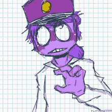 fnaf purple guy tensed you cant scared