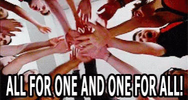 All For One One For All GIF - All For One One For All GIFs