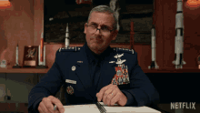 Shrug General Mark R Naird GIF - Shrug General Mark R Naird Steve Carell GIFs