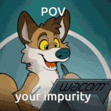 Point Of View Your Impurity GIF - Point Of View Your Impurity Furry Meme GIFs