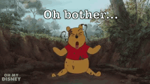 Pooh Oh Bother GIF - Winnie The Pooh Mud Dirty GIFs
