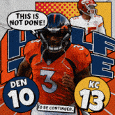 Kansas City Chiefs (13) Vs. Denver Broncos (10) Half-time Break GIF