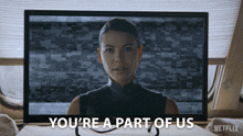 You'Re A Part Of Us Sophon GIF - You'Re A Part Of Us Sophon 3 Body Problem GIFs