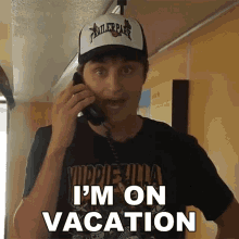 Im On Vacation Danny Mullen GIF - Im On Vacation Danny Mullen Im In The Middle Of A Vacation GIFs