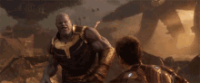 Thanos Iron Man GIF - Thanos Iron Man Punch GIFs