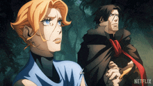 Look To The Side Trevor Belmont GIF - Look To The Side Trevor Belmont Sypha Belnades GIFs