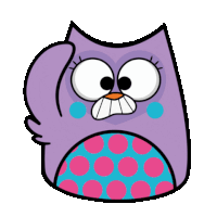 Bubu And The Little Owls Oh No Sticker - Bubu And The Little Owls Oh No Wow Stickers