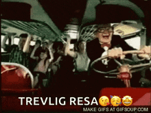 Bus Partying On The Bus GIF - Bus Partying On The Bus Bus Driver GIFs