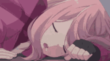 anime sleepy tired sleep drooling
