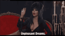 Elvira Mistress Of The Dark Unpleasant Dreams GIF - Elvira Mistress Of The Dark Unpleasant Dreams Goth GIFs