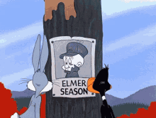 Elmer Fudd Hunting Season GIF - Elmer Fudd Hunting Season Daffy Duck GIFs