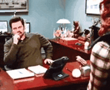 Ron Swanson Hell GIF - Ron Swanson Hell Wtf GIFs