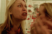 carrie mathison homeland crying sad freaking out