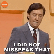I Did Not Misspeak That Buzzr GIF - I Did Not Misspeak That Buzzr I Didn'T Say That Incorrectly GIFs