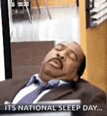 Stanley Sleeping GIF - Stanley Sleeping The Office GIFs