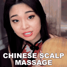 chinese scalp massage tingting tingting asmr massage scalp