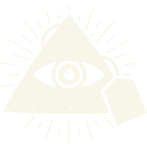 Teesus Pyramidenbeutel Sticker - Teesus Pyramidenbeutel Gods Eye Stickers