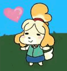 Isabelle Animal Crossing GIF - Isabelle Animal Crossing Isabelle Love GIFs