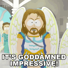 Its Goddammed Impressive Archangel Michael GIF - Its Goddammed Impressive Archangel Michael South Park GIFs