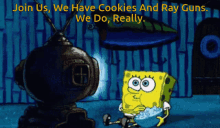 dark side cookies sci fi sponge bob tv