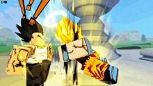 a screenshot of a video game shows a character being punched in the face by another character