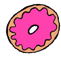 Donut Spinning Sticker - Donut Spinning Spinning Donut Stickers