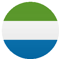 Sierra Leone Flags Sticker