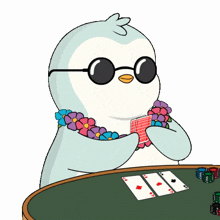 game money penguin poker cards