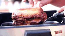 Fried Grilled Cheese?! GIF - Grilled Cheese Fried Dinner GIFs