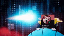 evil tanat has a picture of a dog on his profile