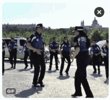 dancing police dance cool