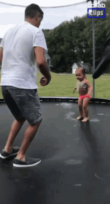 Jump Jumping On A Trampoline GIF - Jump Jumping On A Trampoline Jumping Fail GIFs