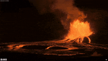 a screen shot of a volcano with usgs written on the bottom right