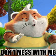 Meatball 44cats GIF - Meatball 44cats Dont Mess With Me GIFs