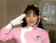 Salute Earth Defender Girl Iko-chan GIF - Salute Earth Defender Girl Iko-chan Earth Defender Girl GIFs