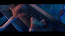 Cloudy Typing GIF