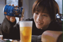 Ishihara Satomi Beer GIF - Ishihara Satomi Beer Cute GIFs