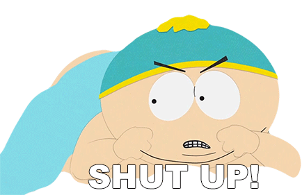 Shut Up Eric Cartman Sticker - Shut Up Eric Cartman South Park Stickers