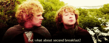 What About Second Breakfast? GIF - What About Second Breakfast Second Breakfast Breakfast GIFs