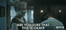 Are You Sure That This Is Okay Julia Garner GIF