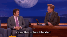 as mother nature intended interview the usual nick offerman conan