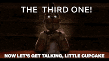 a poster that says the third one on it
