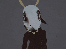a cartoon character with a rabbit 's head and ears