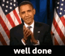 Well Done GIF - Well Done Clap Obama GIFs