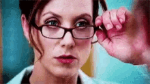 Addison Montgomery Glasses GIF - Addison Montgomery Glasses Greys Anatomy GIFs